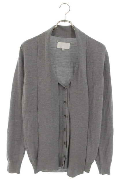 Maison Margiela Harmony Ribbon Cardigan Gray Wool Size S