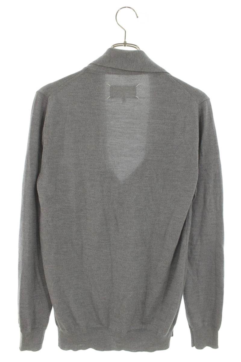 Maison Margiela Harmony Ribbon Cardigan Gray Wool Size S