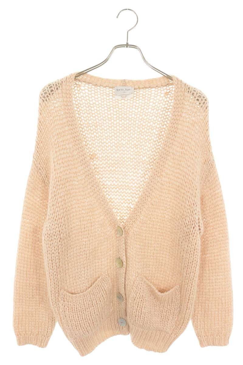 Japanese Brand Cashmere Silk Mohair Blend Pink Cardigan