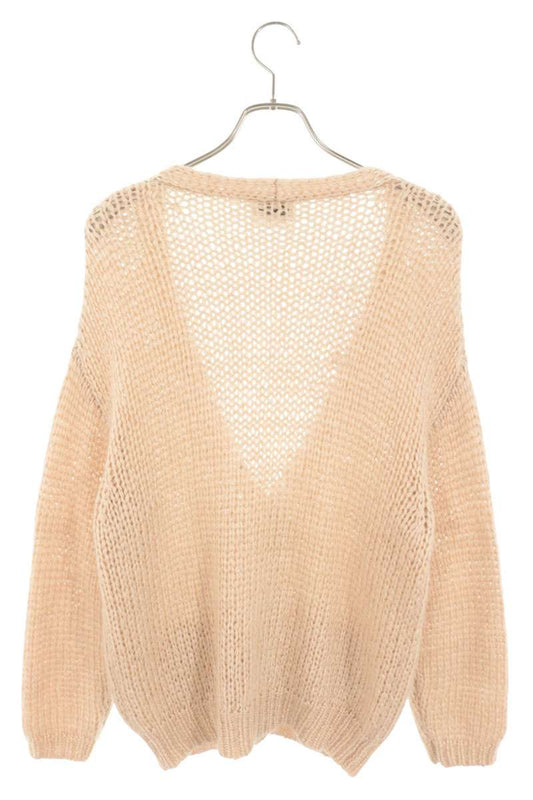 Japanese Brand Cashmere Silk Mohair Blend Pink Cardigan