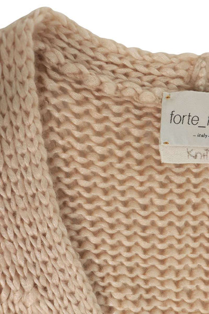 Japanese Brand Cashmere Silk Mohair Blend Pink Cardigan