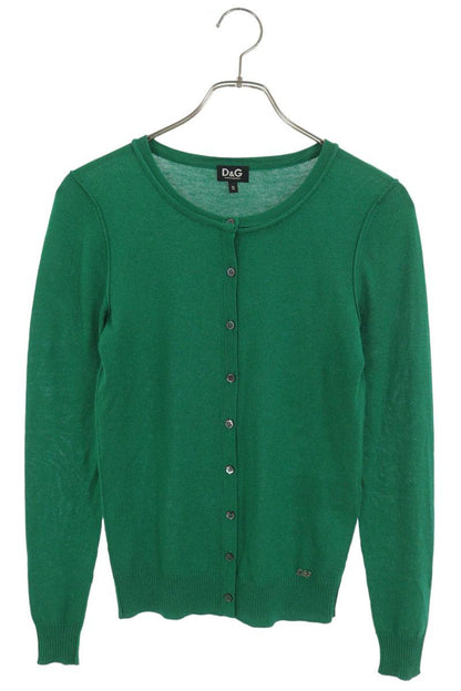 Dolce & Gabbana Green Silk Cashmere Blend Cardigan Size S