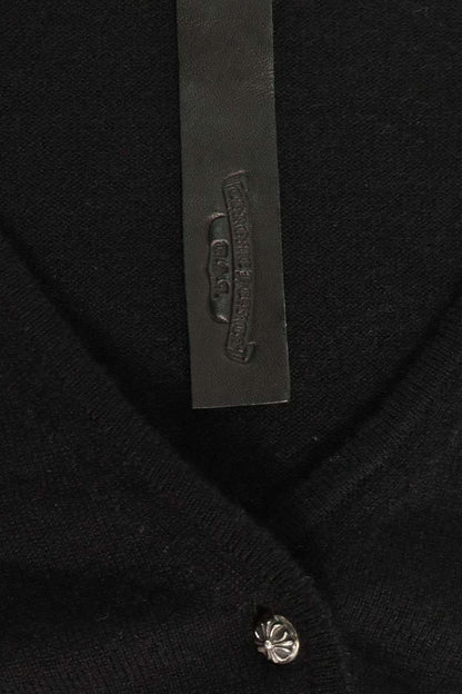 Chrome Hearts Rhinestone Heart Cashmere Cardigan Size S