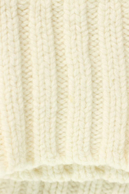 Sacai White Wool Mohair Blend Sweater Size 1