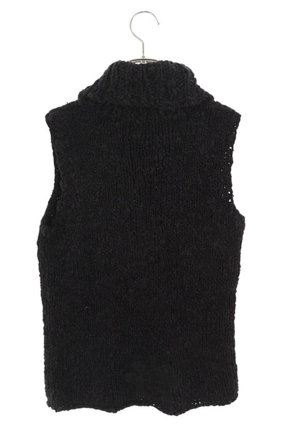 Chrome Hearts Patched Sleeveless Sweater Black Size M