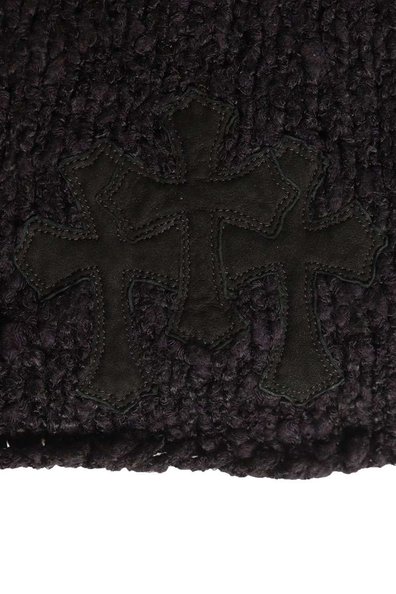 Chrome Hearts Patched Sleeveless Sweater Black Size M