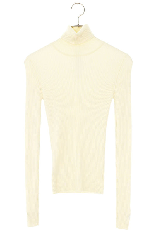 Chrome Hearts Cashmere Turtleneck Sweater Patch White Size M