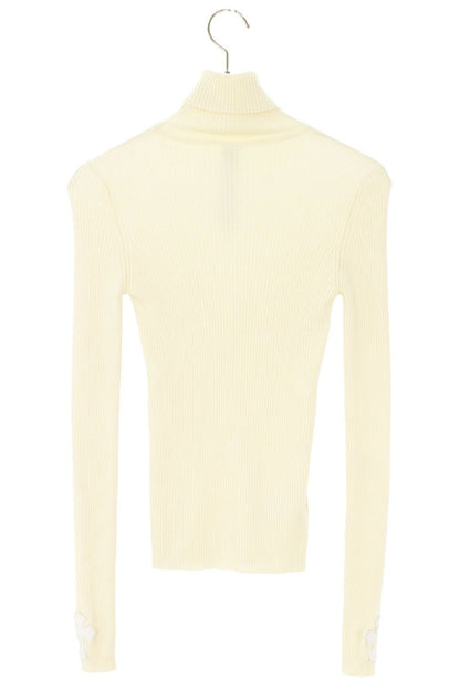 Chrome Hearts Cashmere Turtleneck Sweater Patch White Size M