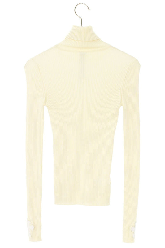 Chrome Hearts Cashmere Turtleneck Sweater Patch White Size M