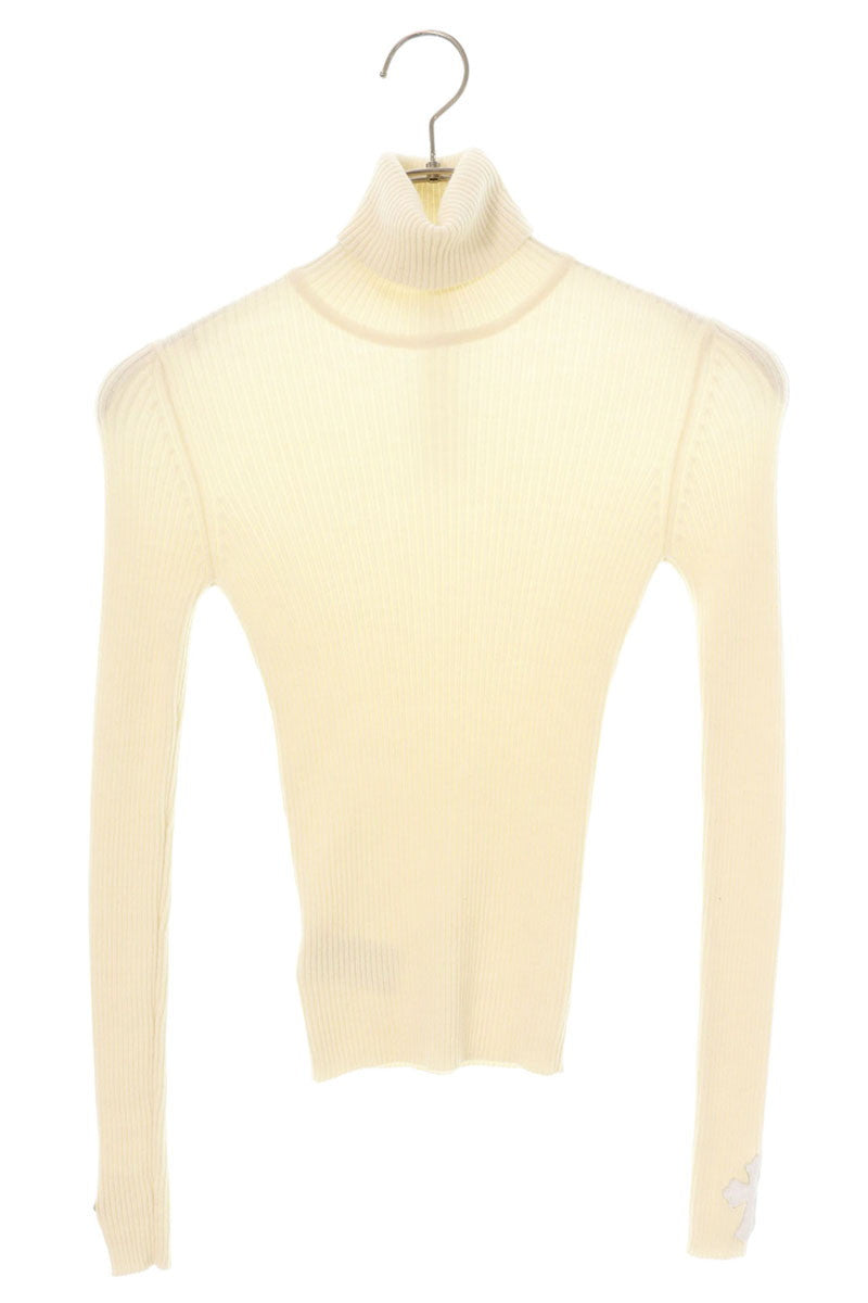 Chrome Hearts Cross Patch Turtleneck Sweater Size XS