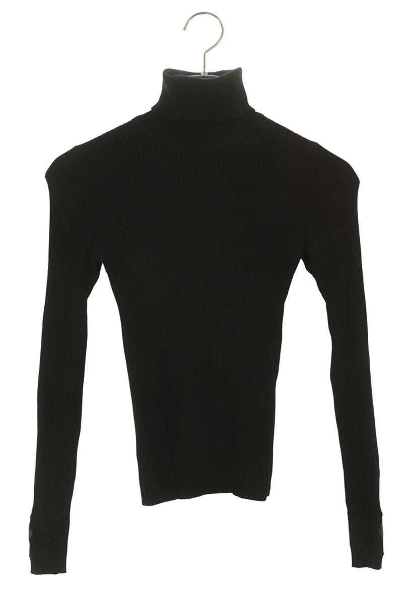 Chrome Hearts Sleeve Cross Patch Turtleneck Sweater Size XS