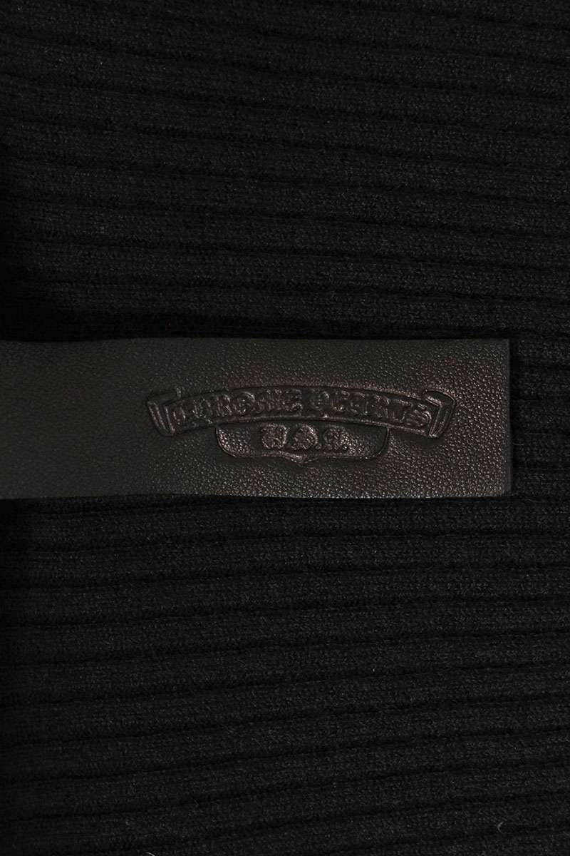 Chrome Hearts Sleeve Cross Patch Turtleneck Sweater Size XS