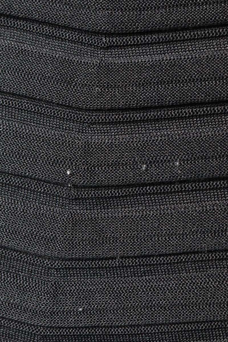 Vintage PLEATS PLEASE Black Irregular Pleated Knit Sweater