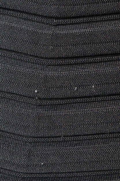 Vintage PLEATS PLEASE Black Irregular Pleated Knit Sweater