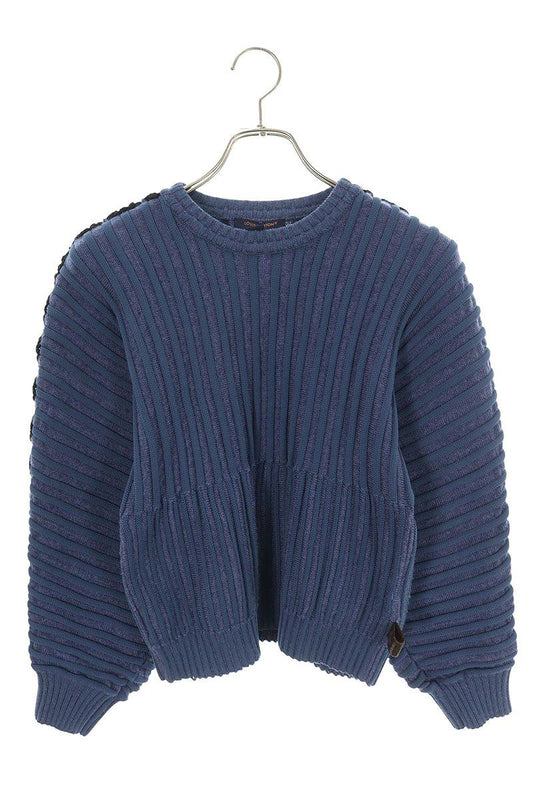 Louis Vuitton Blue Arm Detail Crewneck Sweater Size XS