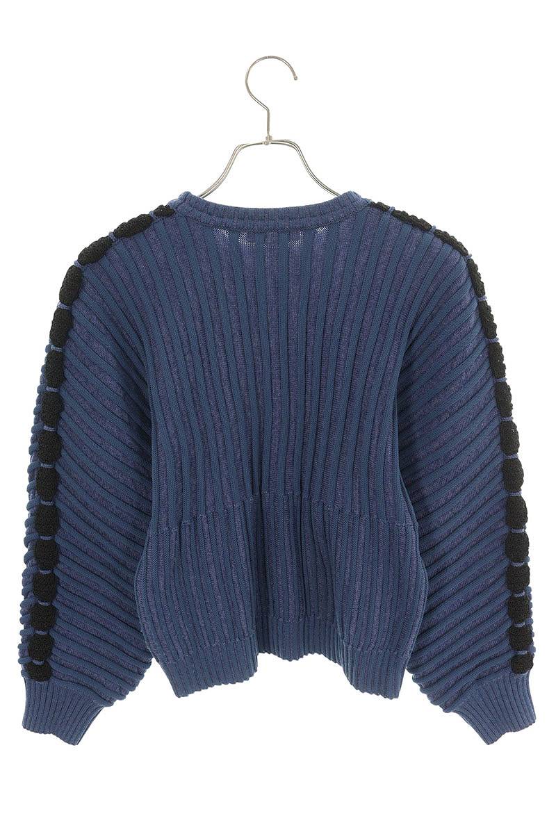 Louis Vuitton Blue Arm Detail Crewneck Sweater Size XS