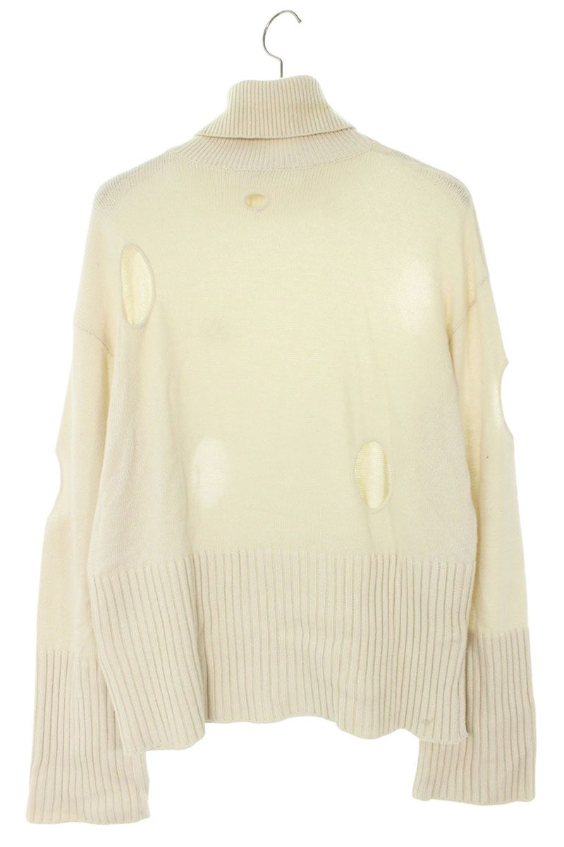Off-White Meteor Logo Embroidered Turtleneck Sweater Size 40
