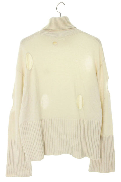 Off-White Meteor Logo Embroidered Turtleneck Sweater Size 40
