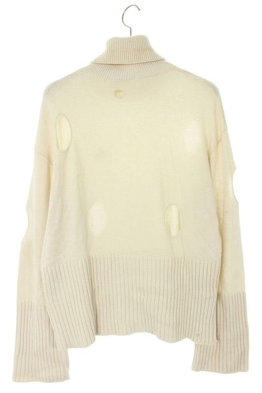 Off-White Meteor Logo Embroidered Turtleneck Sweater Size 40