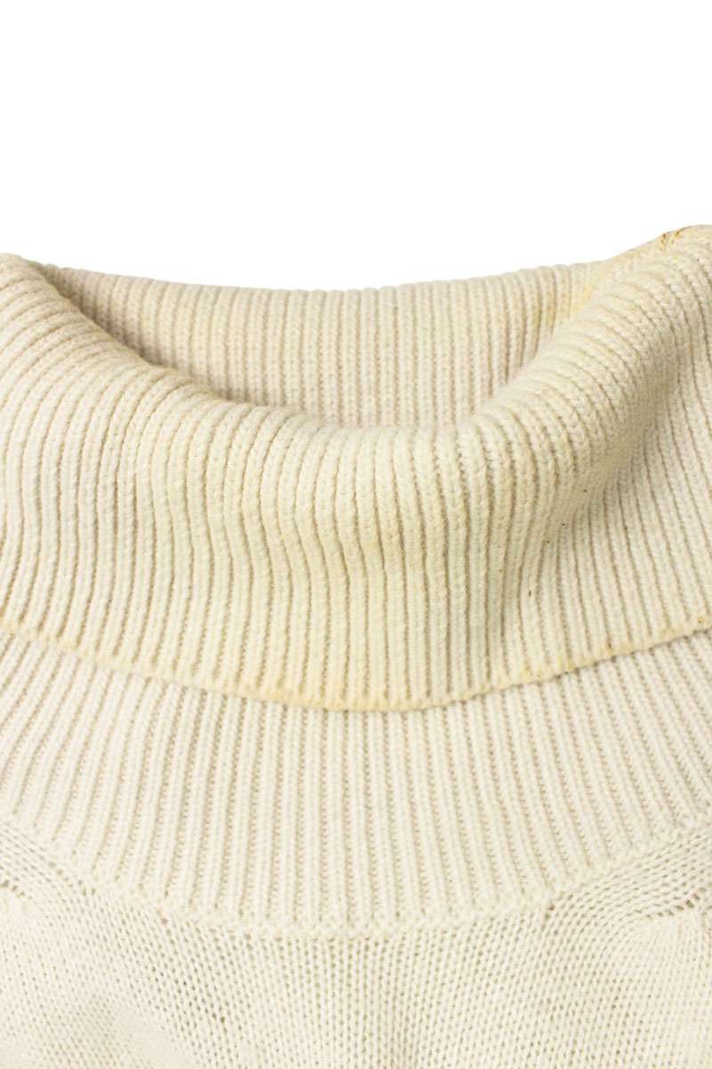 Off-White Meteor Logo Embroidered Turtleneck Sweater Size 40