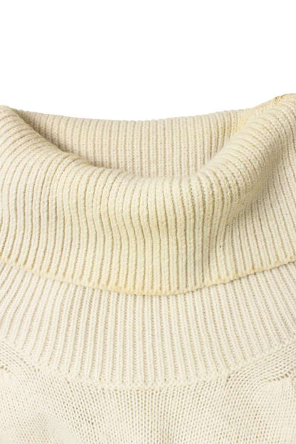 Off-White Meteor Logo Embroidered Turtleneck Sweater Size 40