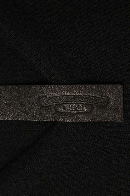 Chrome Hearts Black Cashmere Rhinestone Sweater Size S