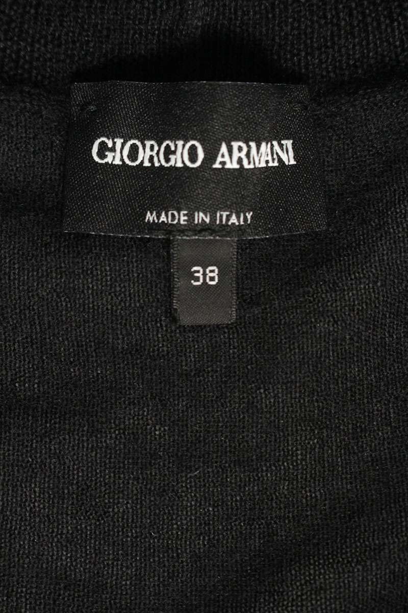 Giorgio Armani Embroidered Cashmere Neck Sweater Size 38