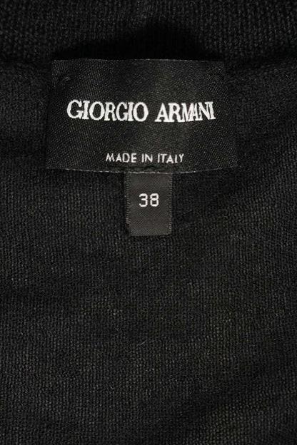 Giorgio Armani Embroidered Cashmere Neck Sweater Size 38