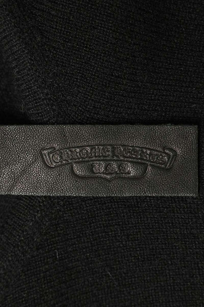 Chrome Hearts Black Cashmere Rhinestone Sweater Size L