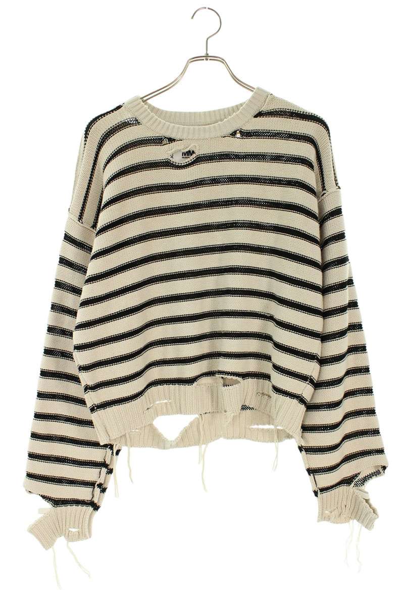 Maison Margiela 23SS Distressed Cotton Sweater Size S