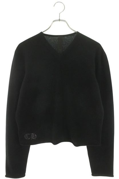 Chrome Hearts Rhinestone Cashmere Sweater Black Size L