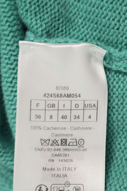 Dior Green Logo Cashmere Knit Size 36