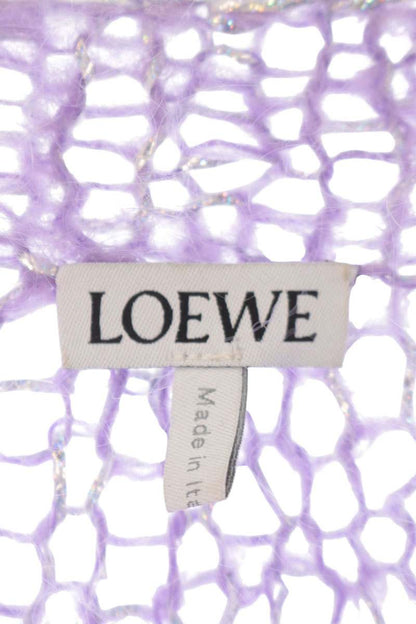 Loewe Purple Anagram Low-Gauge Mohair Sweater Size XS
