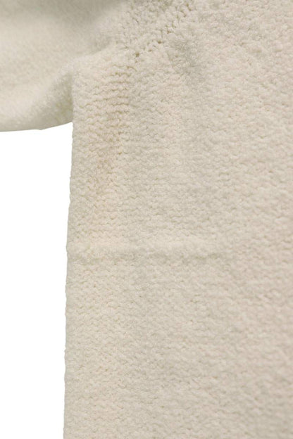 Chanel Coco Mark Button Knit Polo Off-White/Black Size 40