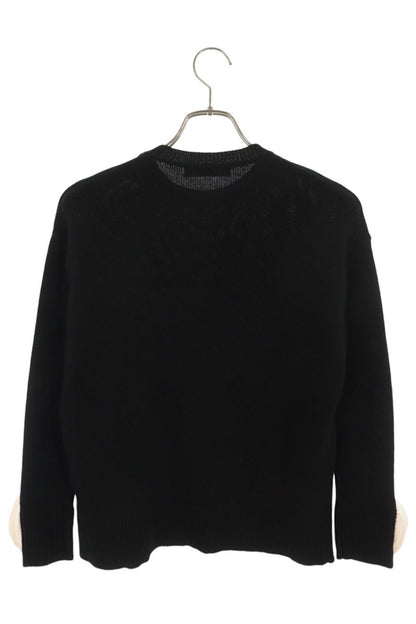 Valentino Floral Applique Wool Knit Sweater & White Size XXS