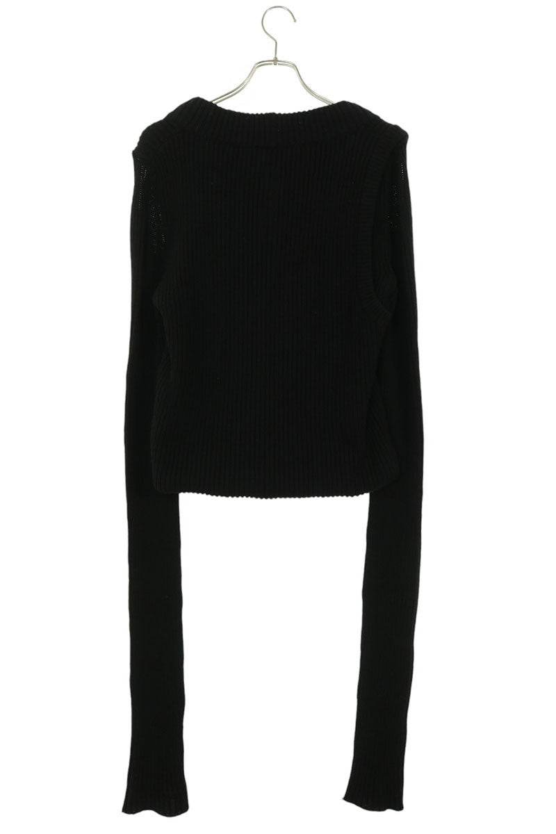Rick Owens 21AW Asymmetric Shoulder Cashmere Sweater Size M