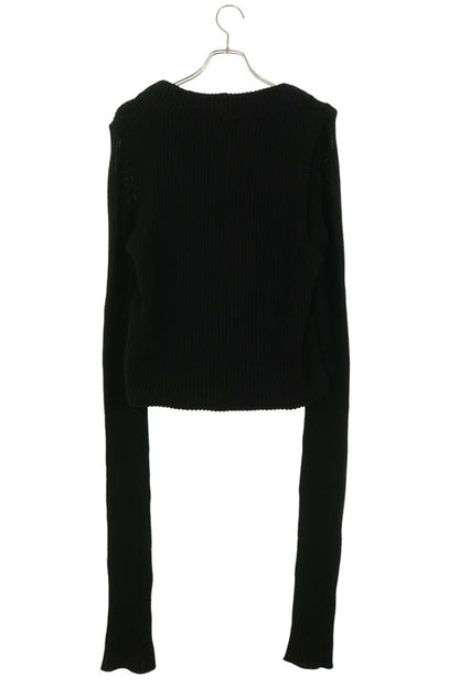 Rick Owens 21AW Asymmetric Shoulder Cashmere Sweater Size M