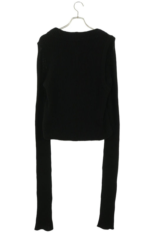Rick Owens 21AW Asymmetric Shoulder Cashmere Sweater Size M