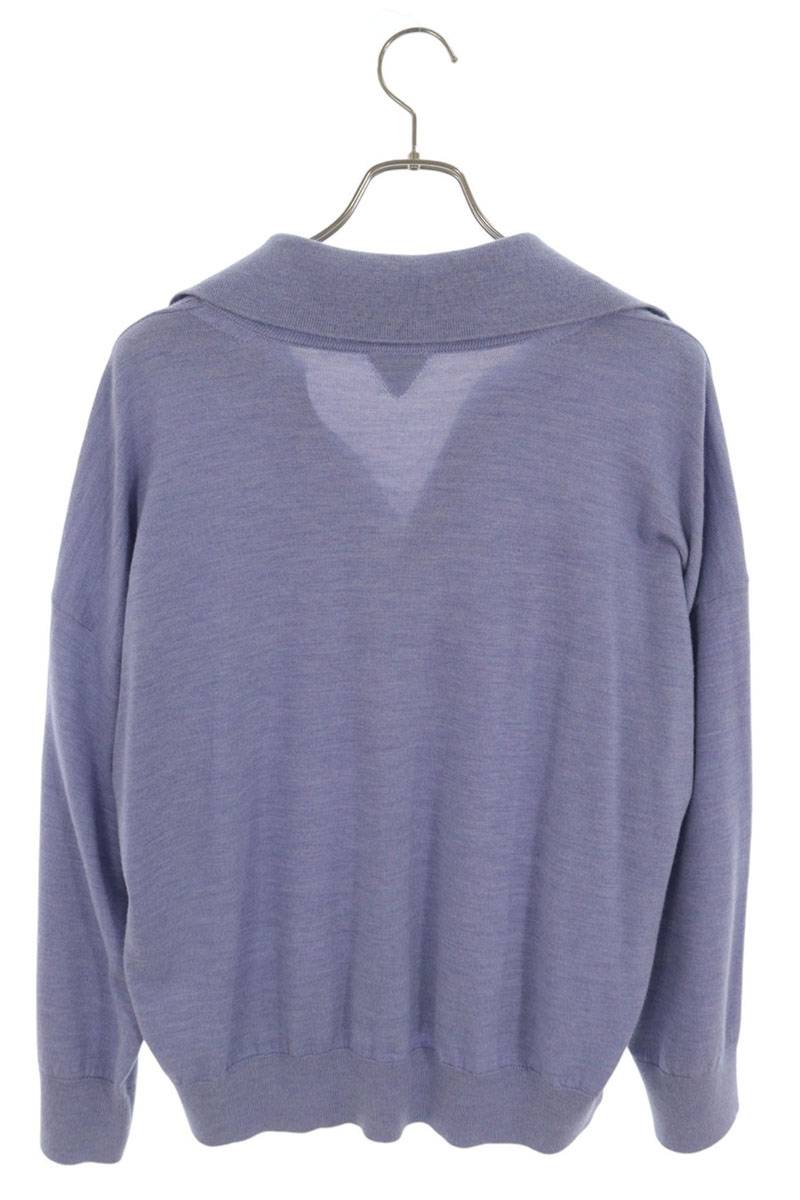 Bottega Veneta Oversize BV Embroidered Polo Purple Size S