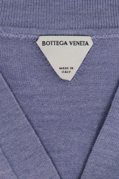 Bottega Veneta Oversize BV Embroidered Polo Purple Size S