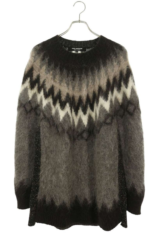 JUNYA WATANABE 21AW Mixed Material Sweater Gray Size S