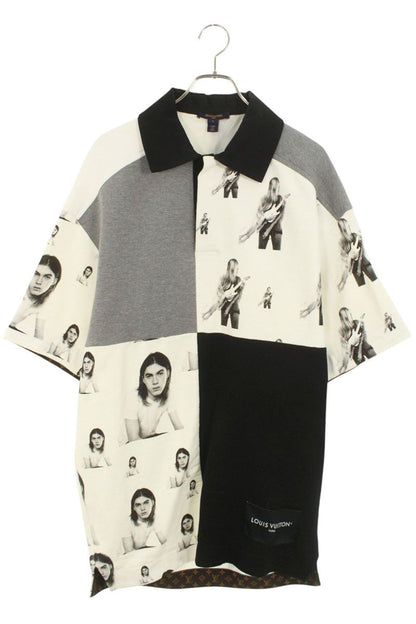 Louis Vuitton 22AW DS Photo Print Oversized Polo Size S
