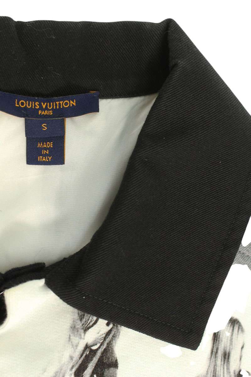 Louis Vuitton 22AW DS Photo Print Oversized Polo Size S