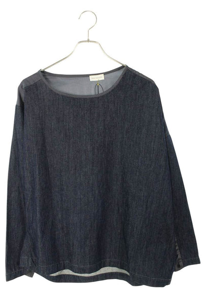 Dries Van Noten CAIAS Denim Pullover Top Size 36