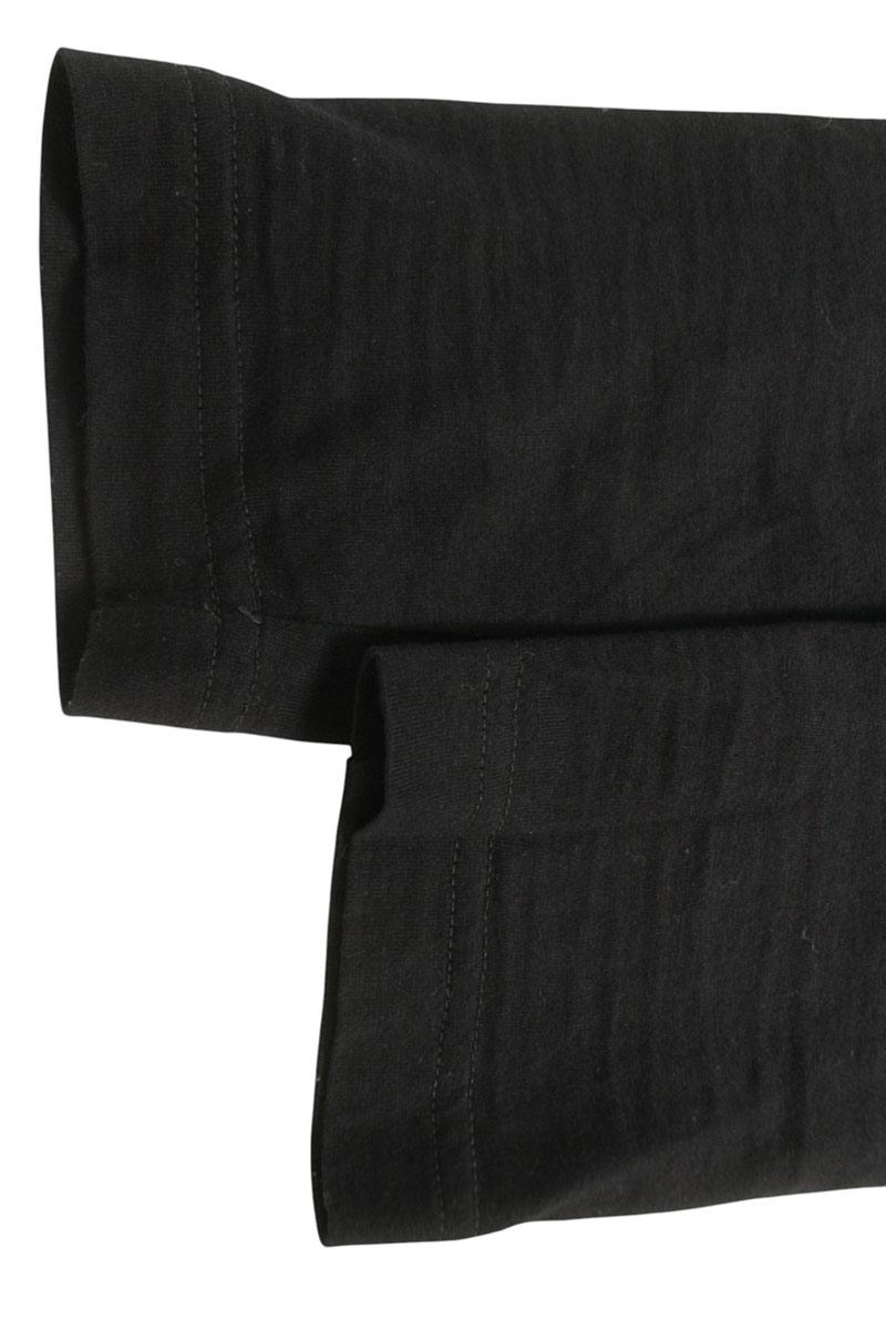 Miu Miu Black Cotton Logo Patch Long Sleeve Top Size XS
