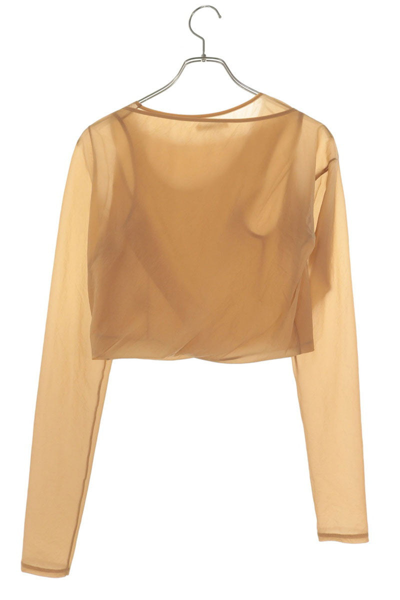 Fumika Uchida Beige Layered Stretch Sleeve Top Size 34
