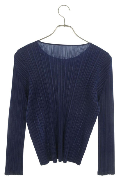 Issey Miyake Pleats Please Pleated Long Top Blue Size 4