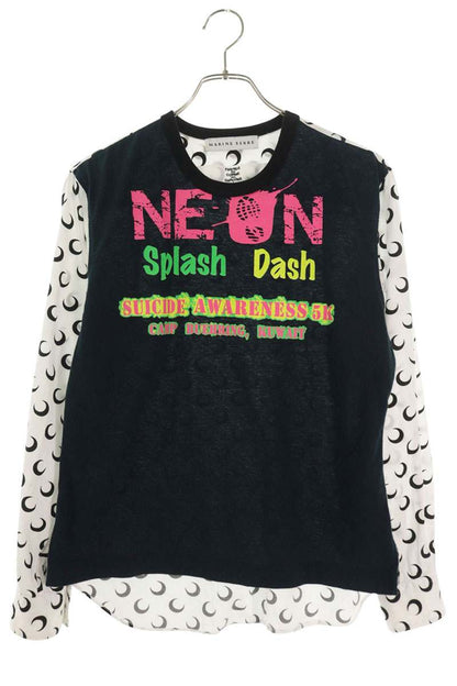 Comme des Garcons 18AW x Marine Serre Moon Long Sleeve Top Size L