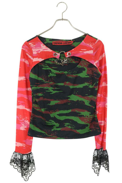 Chopova Lowena Heart Trim Multi Long Sleeve Top Size S