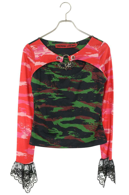Chopova Lowena Heart Trim Multi Long Sleeve Top Size S